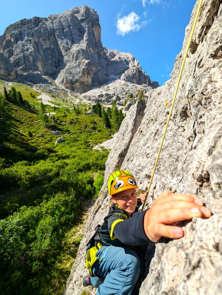 Kind Klettern Würzjoch